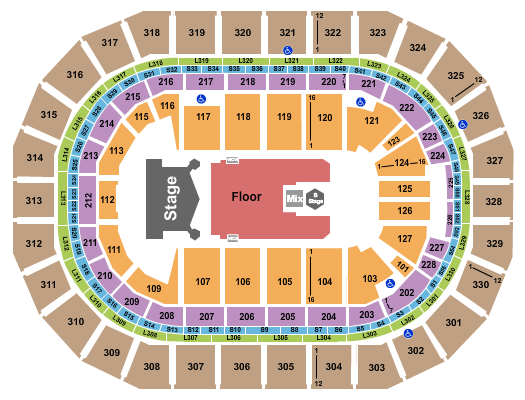 Canada Life Centre Kiss 2023 Seating Chart