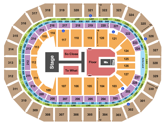 Canada Life Centre Tate McRae Seating Chart