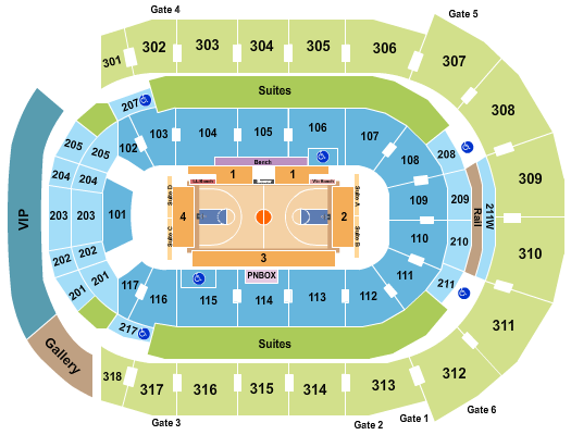 Canada Life Place Basketball Seating Chart