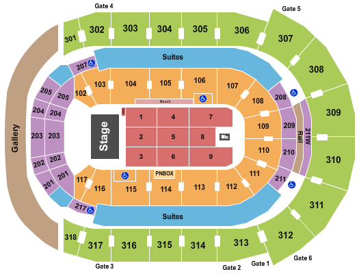 Canada Life Place Endstage 7 Seating Chart