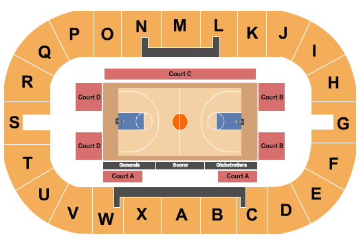 WinSport Event Centre At Canada Olympic Park Basketball - Globetrotters Seating Chart
