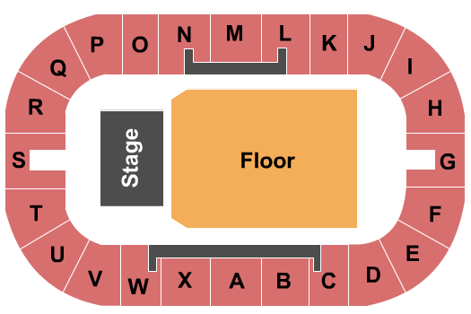 WinSport Event Centre At Canada Olympic Park End Stage GA Seating Chart
