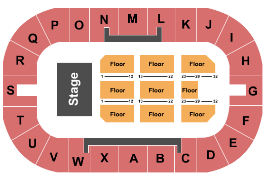 WinSport Event Centre At Canada Olympic Park Reserved Floor Seating Chart