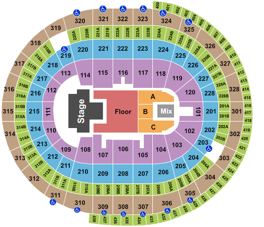 Canadian Tire Centre Avenged Sevenfold Seating Chart