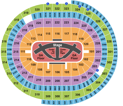 Canadian Tire Centre Carrie Underwood Seating Chart