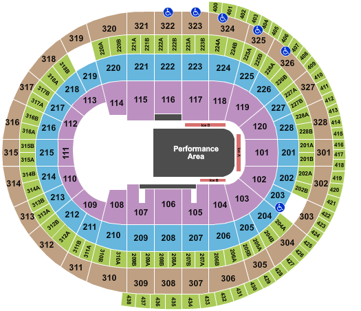Canadian Tire Centre Cirque Crystal Seating Chart