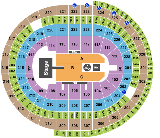Canadian Tire Centre Corey Hart Seating Chart