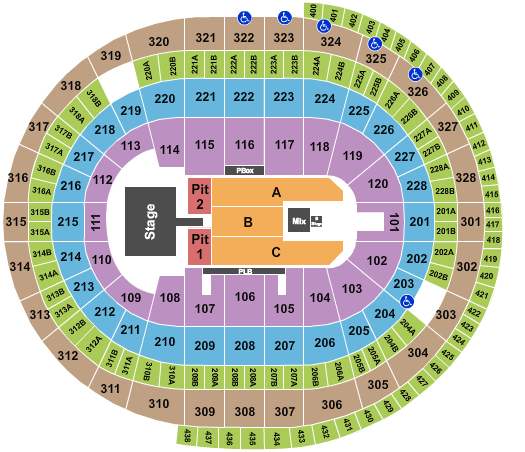 Canadian Tire Centre Dierks Bentley Seating Chart