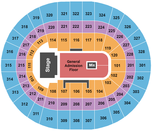 Canadian Tire Centre seating chart event tickets center