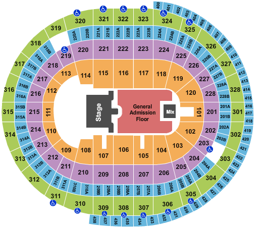 Canadian Tire Centre Ghost Seating Chart