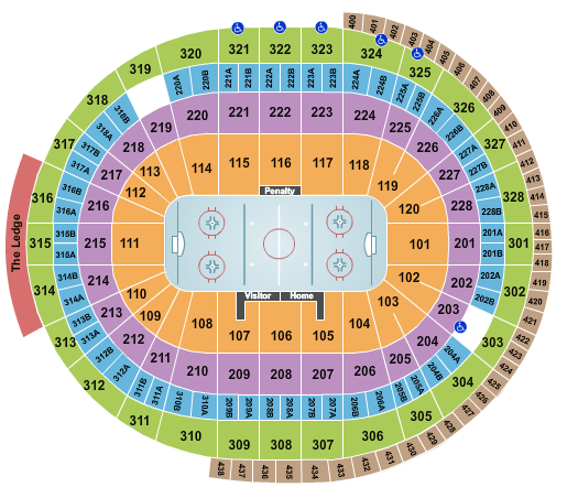 Tampa Bay Lightning Tickets Seating Chart