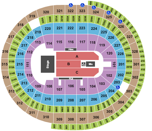 Canadian Tire Centre James Taylor Seating Chart