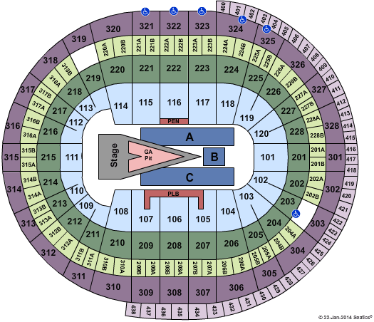 Canadian Tire Centre Katy Perry Seating Chart