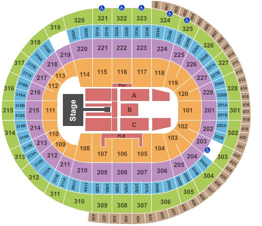 Canadian Tire Centre Kelly Clarkson Seating Chart