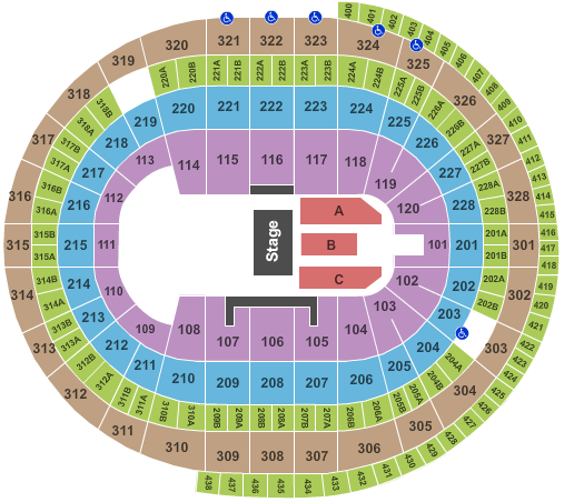 Canadian Tire Centre Sesame Street Seating Chart