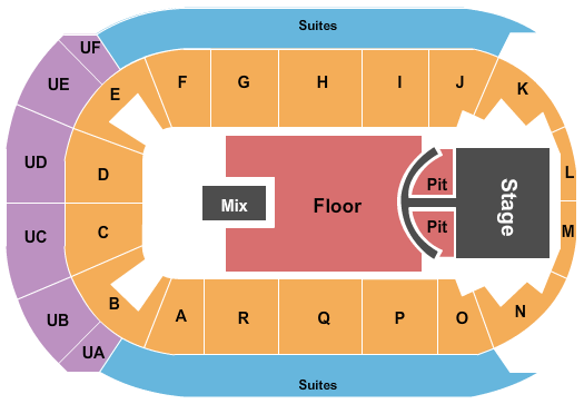 Co-Op Place Brad Paisley Seating Chart
