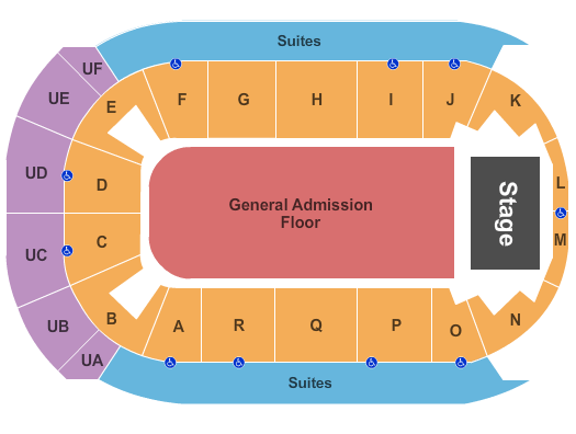 Co-Op Place Five Finger Death Punch Seating Chart