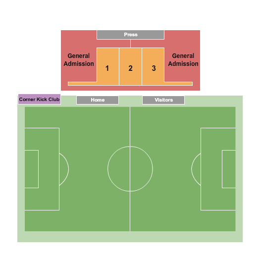 Caniglia Athletic Field Soccer Seating Chart