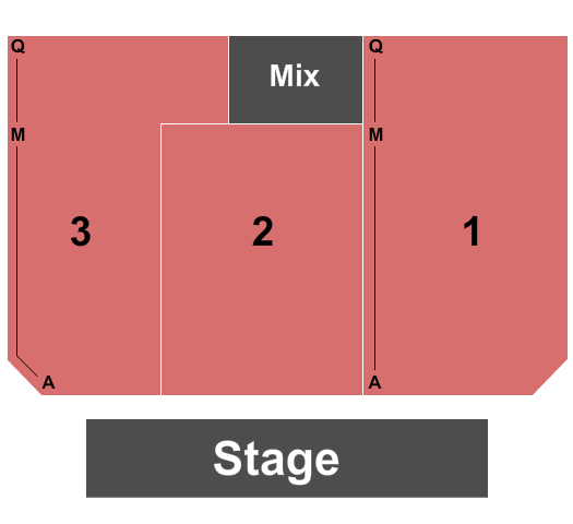 Cannery Hotel & Casino Endstage 1-3/ No Upper Seating Chart