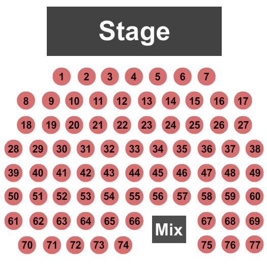 Cannery Hotel & Casino The Next Movement Seating Chart