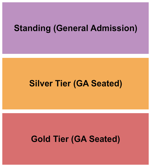 Canoe Place Inn Gold/Silver/Standing Seating Chart