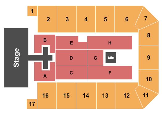 Canton Memorial Civic Center Seating Chart