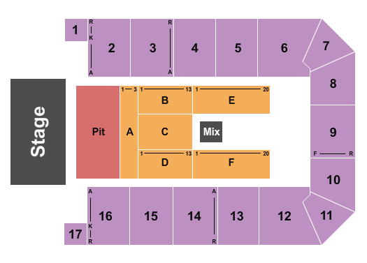 Canton Memorial Civic Center Seating Chart