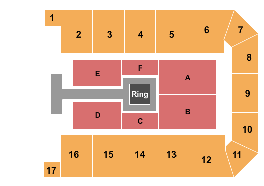 Canton Memorial Civic Center WWE Seating Chart