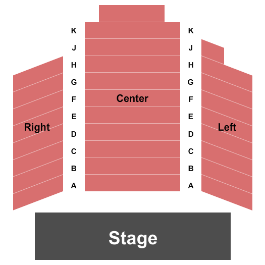 Canton Theatre - GA Endstage Seating Chart
