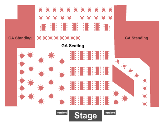 Canyon Club - Agoura Hills GA Seated / GA Standing Seating Chart