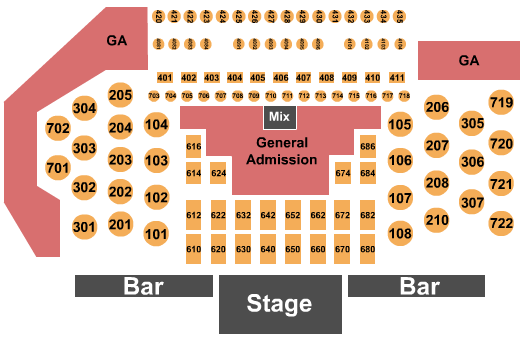 The Canyon Santa Clarita Bee Gees Gold Seating Chart