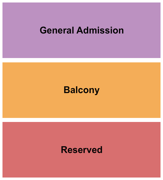seating chart for Cap City Comedy Club - GA/Reserved/Balcony - eventticketscenter.com
