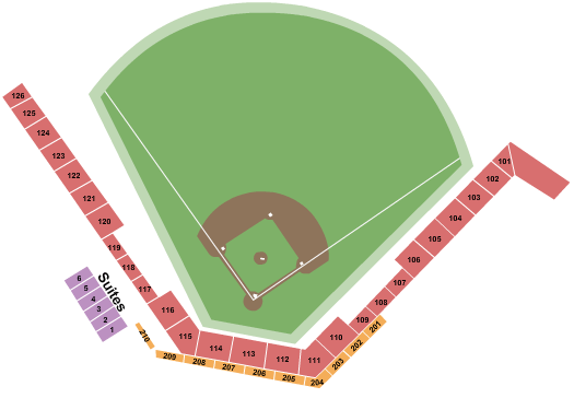 Capital Credit Union Park Baseball Seating Chart