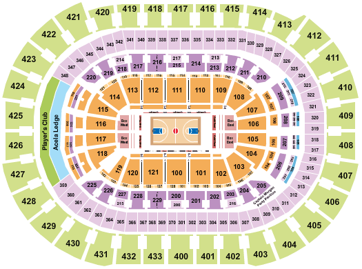 Capital One Arena Basketball Seating Chart