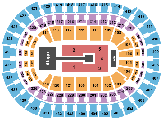 seating chart for Capital One Arena - Anuel AA - eventticketscenter.com