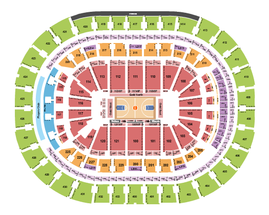 Capital One Arena Basketball Seating Chart