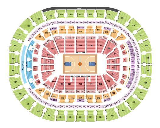 Capital One Arena Seating Chart Maps Washington