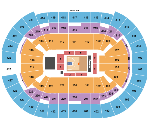 Capital One Arena Big3 Basketball Seating Chart