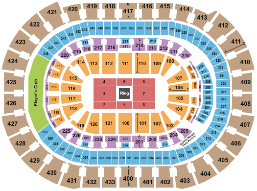 Capital One Arena Boxing Seating Chart