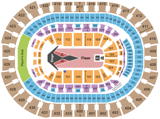 seating chart for Capital One Arena - Carrie Underwood 2 - eventticketscenter.com