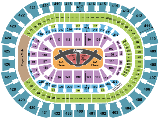 Capital One Arena Carrie Underwood Seating Chart