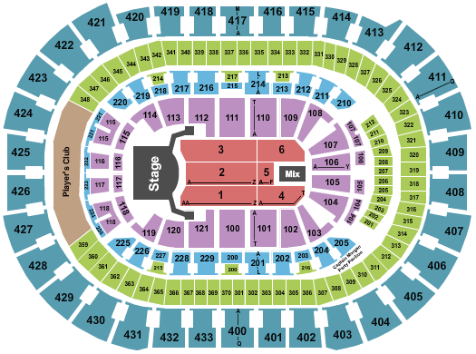 Celine Dion Fargodome Seating Chart