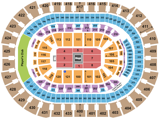 Capital One Arena Center Stage 2 Seating Chart