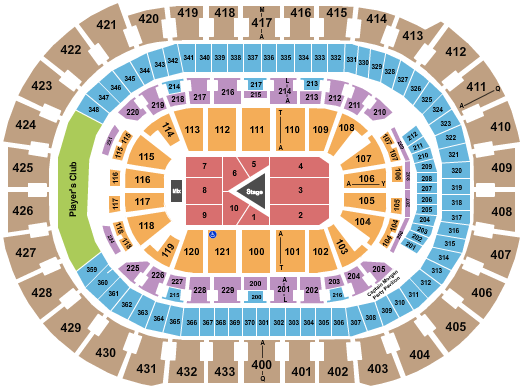 Capital One Arena Center Stage 1 Seating Chart