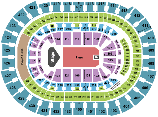Capital One Arena Chance the Rapper Seating Chart