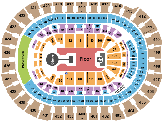 Capital One Arena Childish Gambino Seating Chart