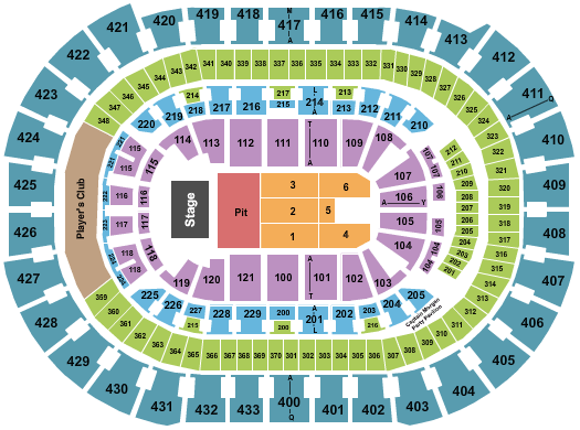Capital One Arena Dan and Shay Seating Chart
