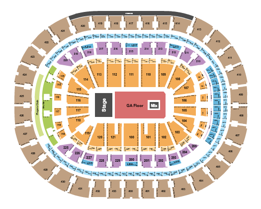 Capital One Arena seating chart event tickets center