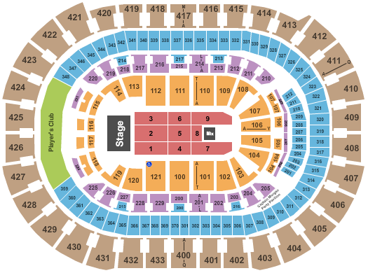Capital One Arena Endstage 3 Seating Chart