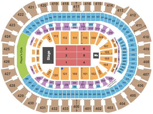 Capital One Arena Endstage 5 Seating Chart